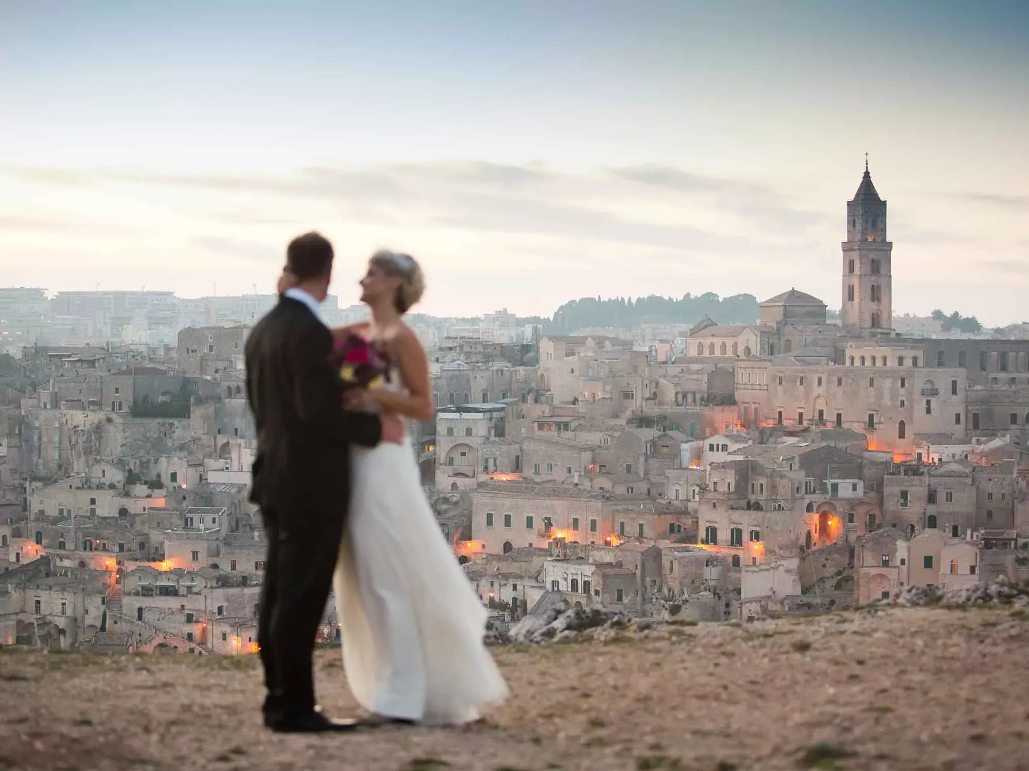 Elopement Wedding no Le Grotte Della Civita em Matera 