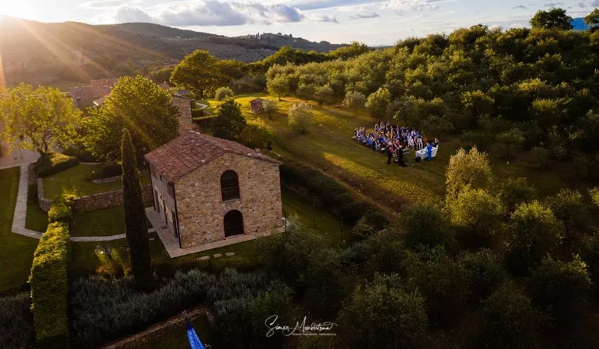 Destination Wedding no Poggio Cennina Resort na Toscana